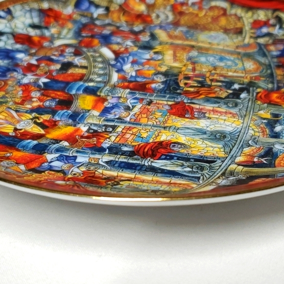 Holy Cats Franklin Mint 8" Porcelain Plate Decor Heirloom Recommendation Limited - Picture 15 of 16